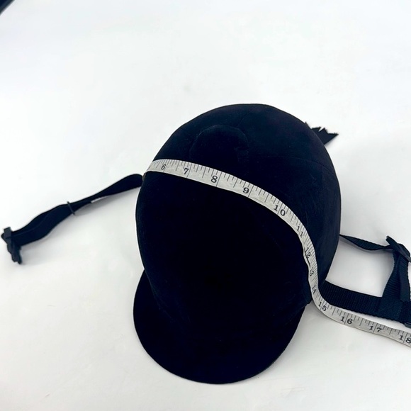 Vintage Zaldi Velvet Made In Spain Equestrian Polo Horseback Riding Helmet 6 7/8 - Picture 11 of 13